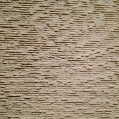 Panou decorativ din praf de piatra, Naimeed D7357, flexibil, ignifug, strat protector ceramic, rezistent la razele UV, 120x60x0.2 cm, bej piersica