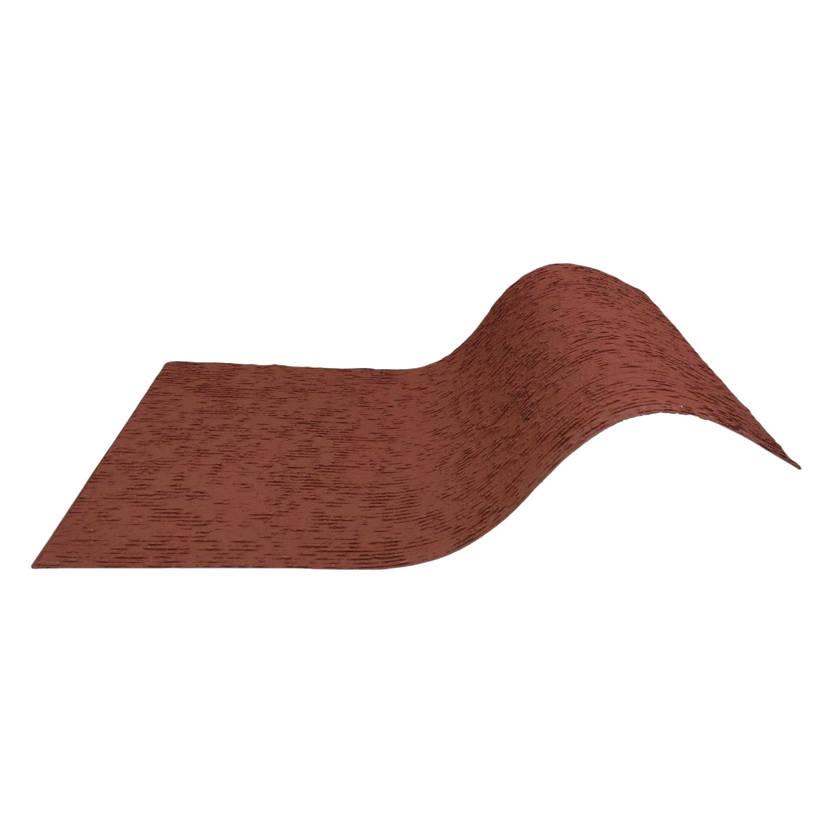 Panou decorativ din praf de piatra, Naimeed D7358, flexibil, ignifug, strat protector ceramic, rezistent la razele UV, 120x60x0.2 cm, rosu caramiziu