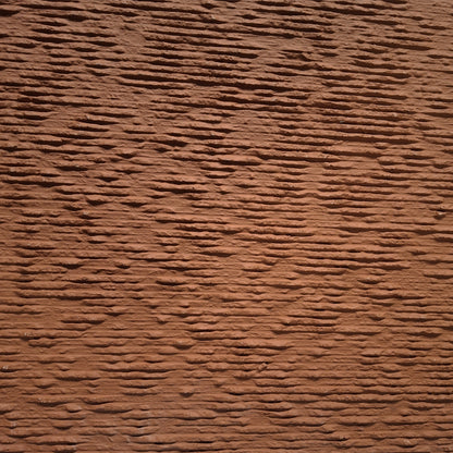 Panou decorativ din praf de piatra, Naimeed D7358, flexibil, ignifug, strat protector ceramic, rezistent la razele UV, 120x60x0.2 cm, rosu caramiziu