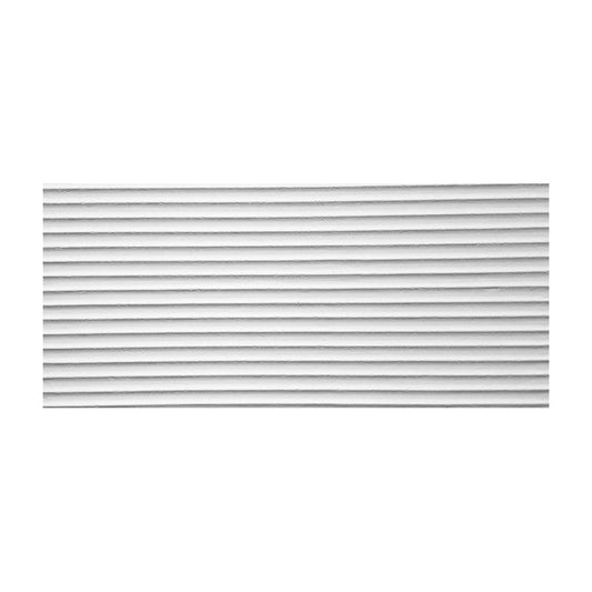 Set 10 panouri decorative din praf de piatra, Naimeed D7359, flexibile, ignifuge, strat protector ceramic, rezistente la razele UV, 120x60x0.2 cm, alb