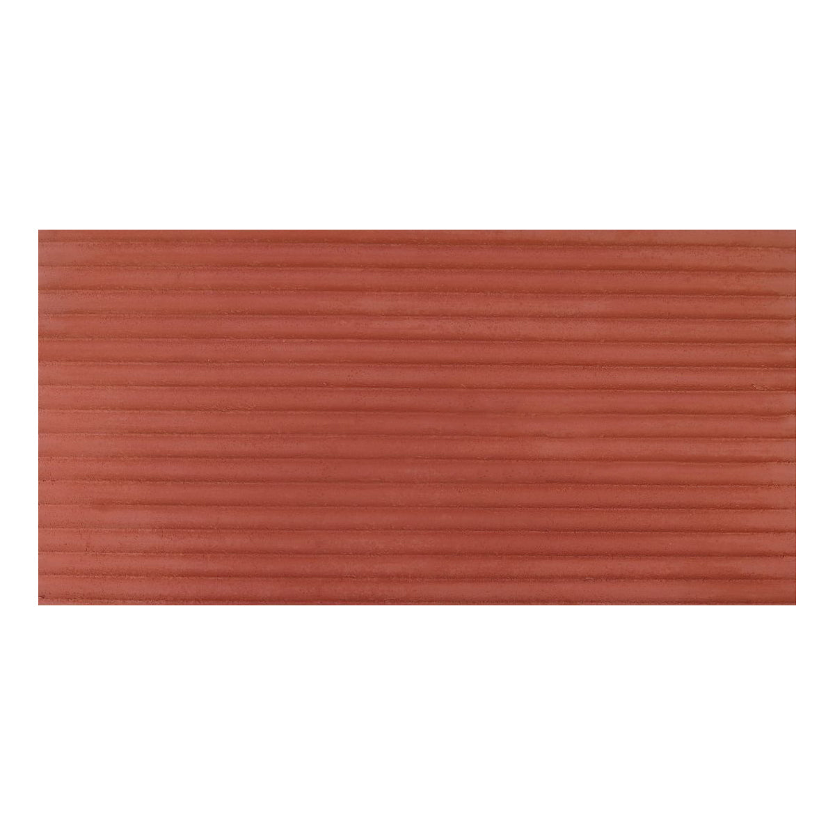 Panou decorativ din praf de piatra, Naimeed D7361, flexibil, ignifug, strat protector ceramic, rezistent la razele UV, 120x60x0.2 cm, rosu caramiziu