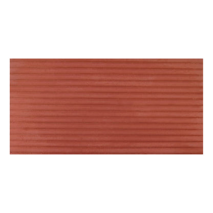 Panou decorativ din praf de piatra, Naimeed D7361, flexibil, ignifug, strat protector ceramic, rezistent la razele UV, 120x60x0.2 cm, rosu caramiziu