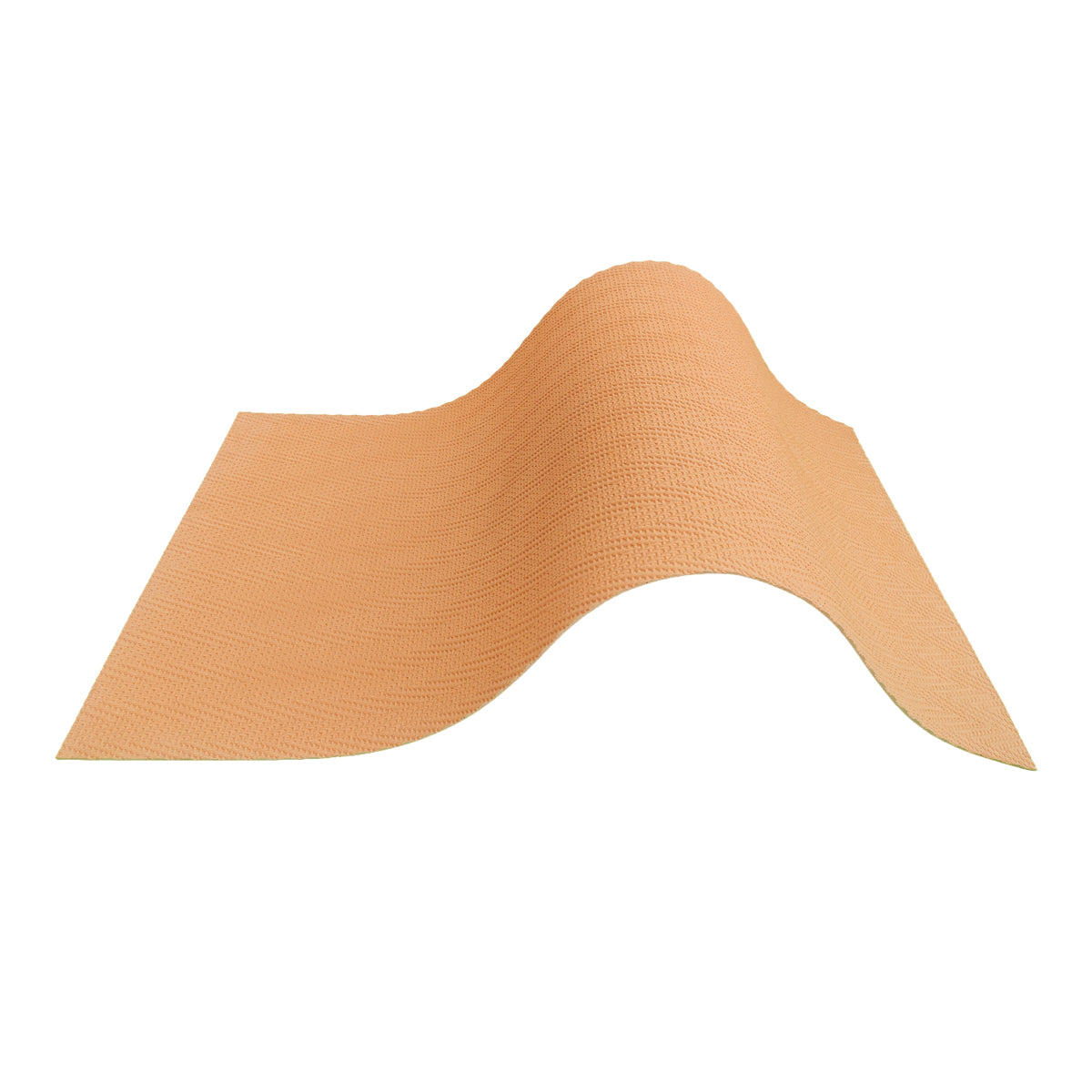 Panou decorativ din praf de piatra, Naimeed D7336, flexibil, ignifug, strat protector ceramic, rezistent la razele UV, 120x60x0.2 cm, portocaliu