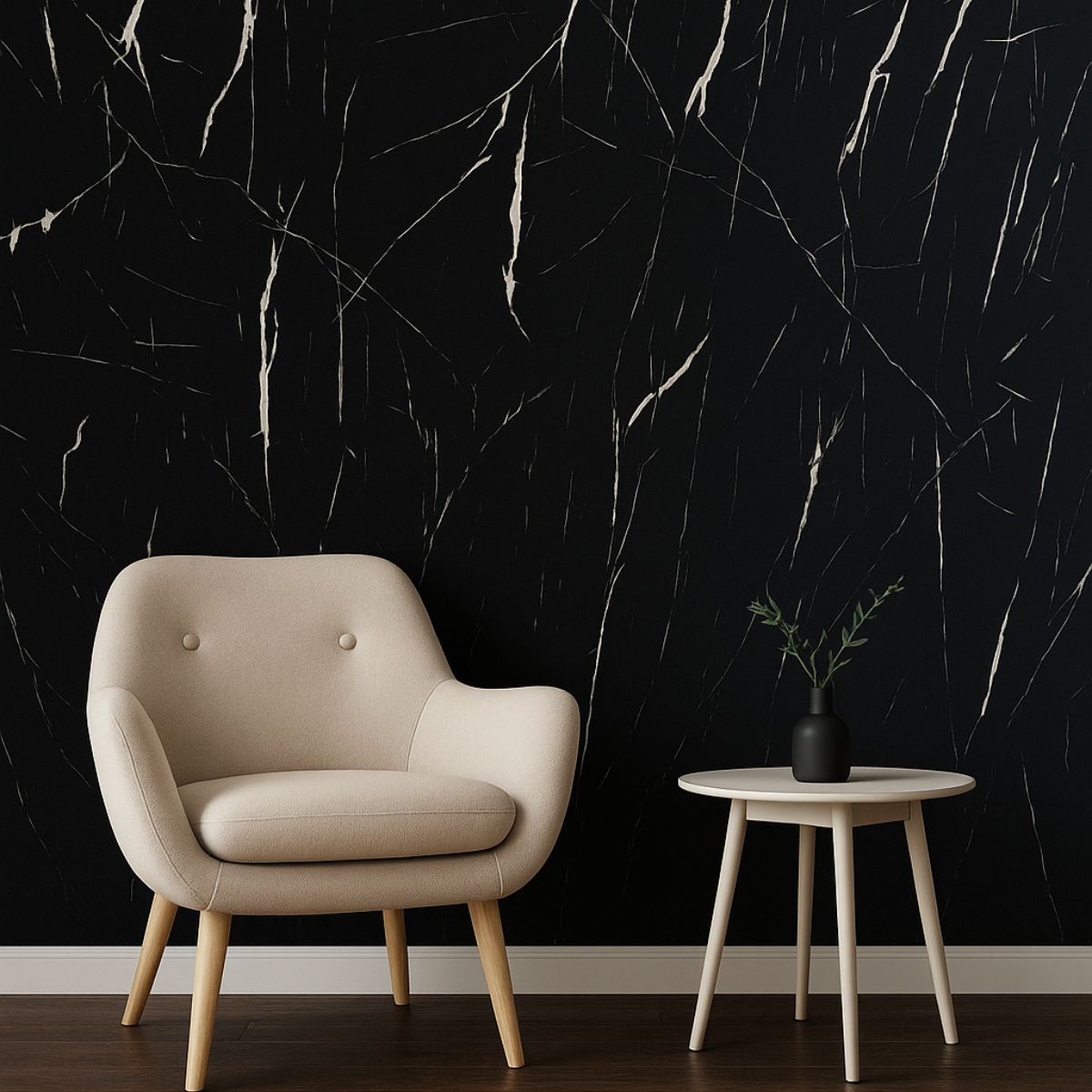 Rola panou autoadeziv, Naimeed D7367, design modern, 2.5mm grosime, 120x280cm, Negru