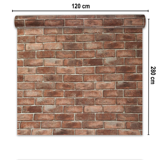 Rola panou autoadeziv, Naimeed D7372, design modern, 2.5mm grosime, 120x280cm, Maro