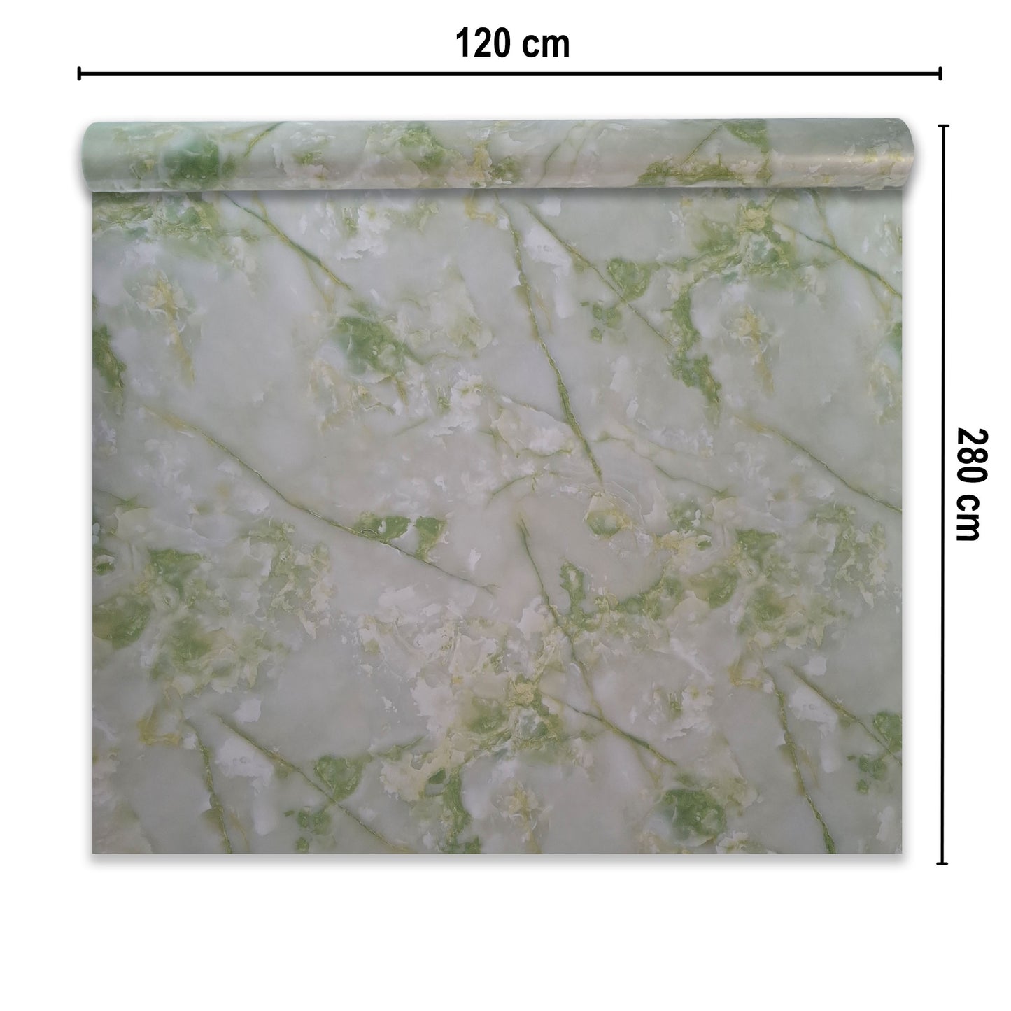Rola panou autoadeziv, Naimeed D7382, design modern, 2.5mm grosime, 120x280cm, Verde