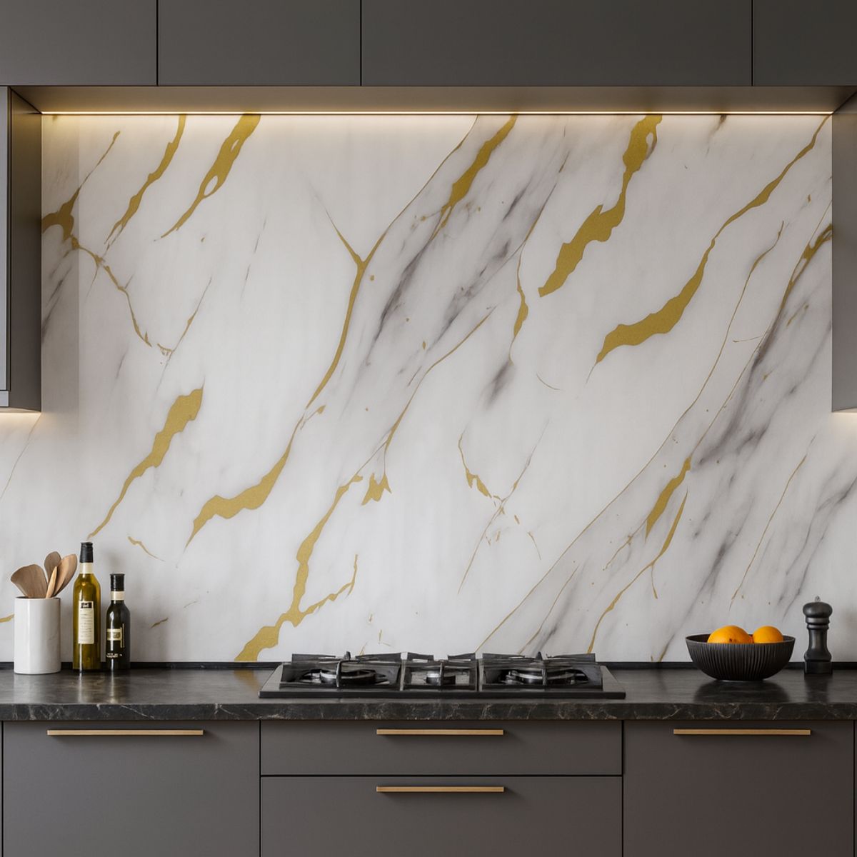 Rola panou autoadeziv, Naimeed D7389, design modern, 2.5mm grosime, 120x280cm, Alb