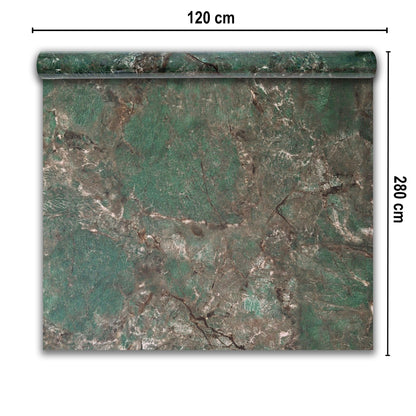 Rola panou autoadeziv, Naimeed D7392, design modern, 2.5mm grosime, 120x280cm, Verde