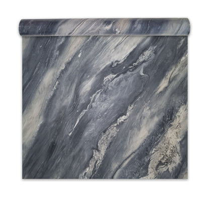 Rola panou autoadeziv, Naimeed D7394, design modern, 2.5mm grosime, 120x280cm, Gri albastrui