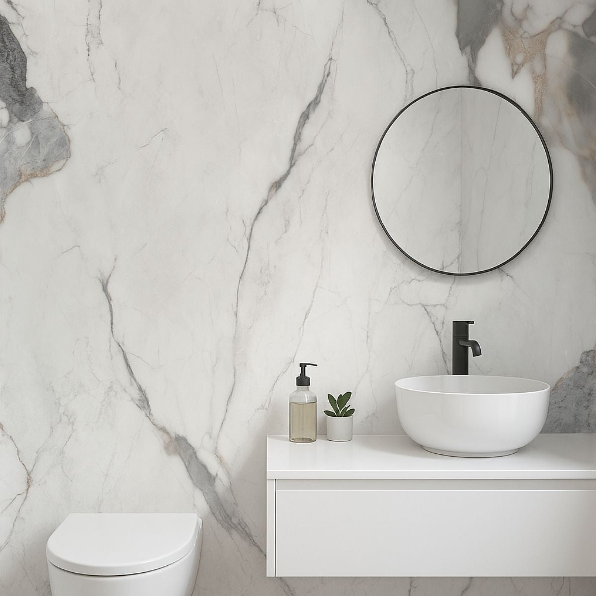 Rola panou autoadeziv, Naimeed D7396, design modern, 2.5mm grosime, 120x280cm, Multicolor