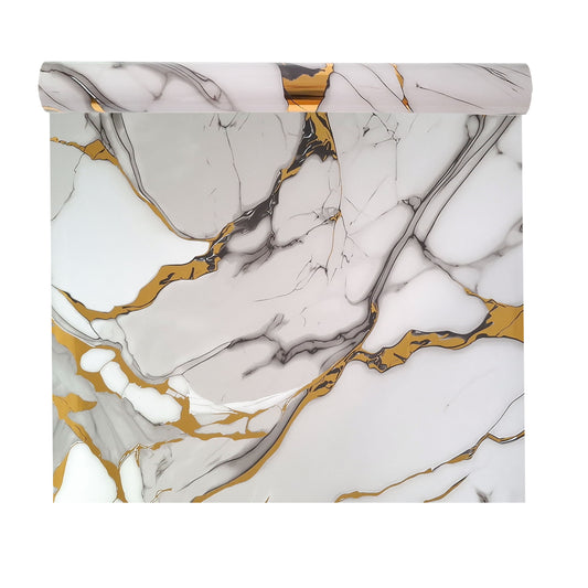 Rola panou autoadeziv, Naimeed D7400, design modern, 2.5mm grosime, 120x280cm, Alb