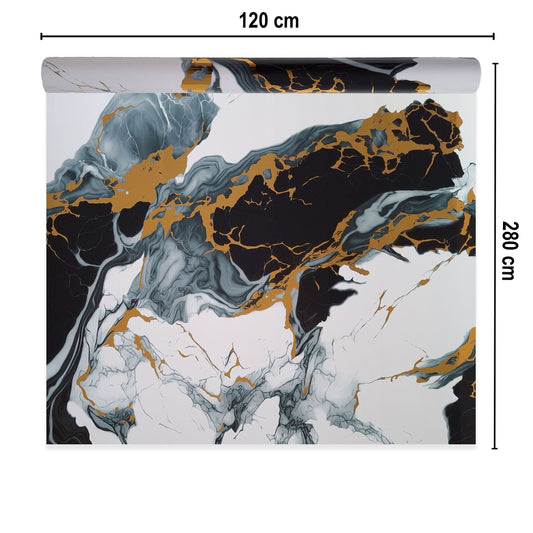 Rola panou autoadeziv, Naimeed D7401, design modern, 2.5mm grosime, 120x280cm, Multicolor