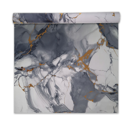 Rola panou autoadeziv, Naimeed D7402, design modern, 2.5mm grosime, 120x280cm, Gri