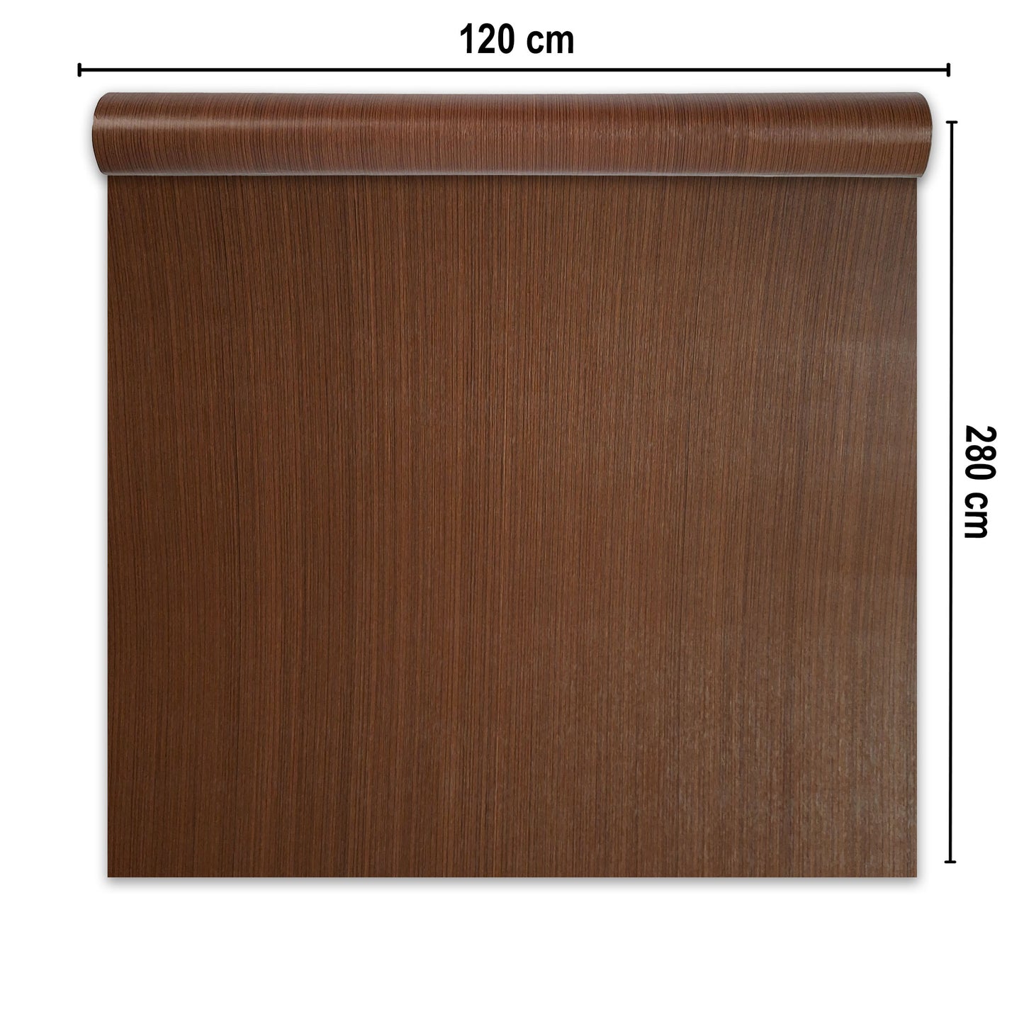 Rola panou autoadeziv, Naimeed D7409, design modern, 2.5mm grosime, 120x280cm, Maro
