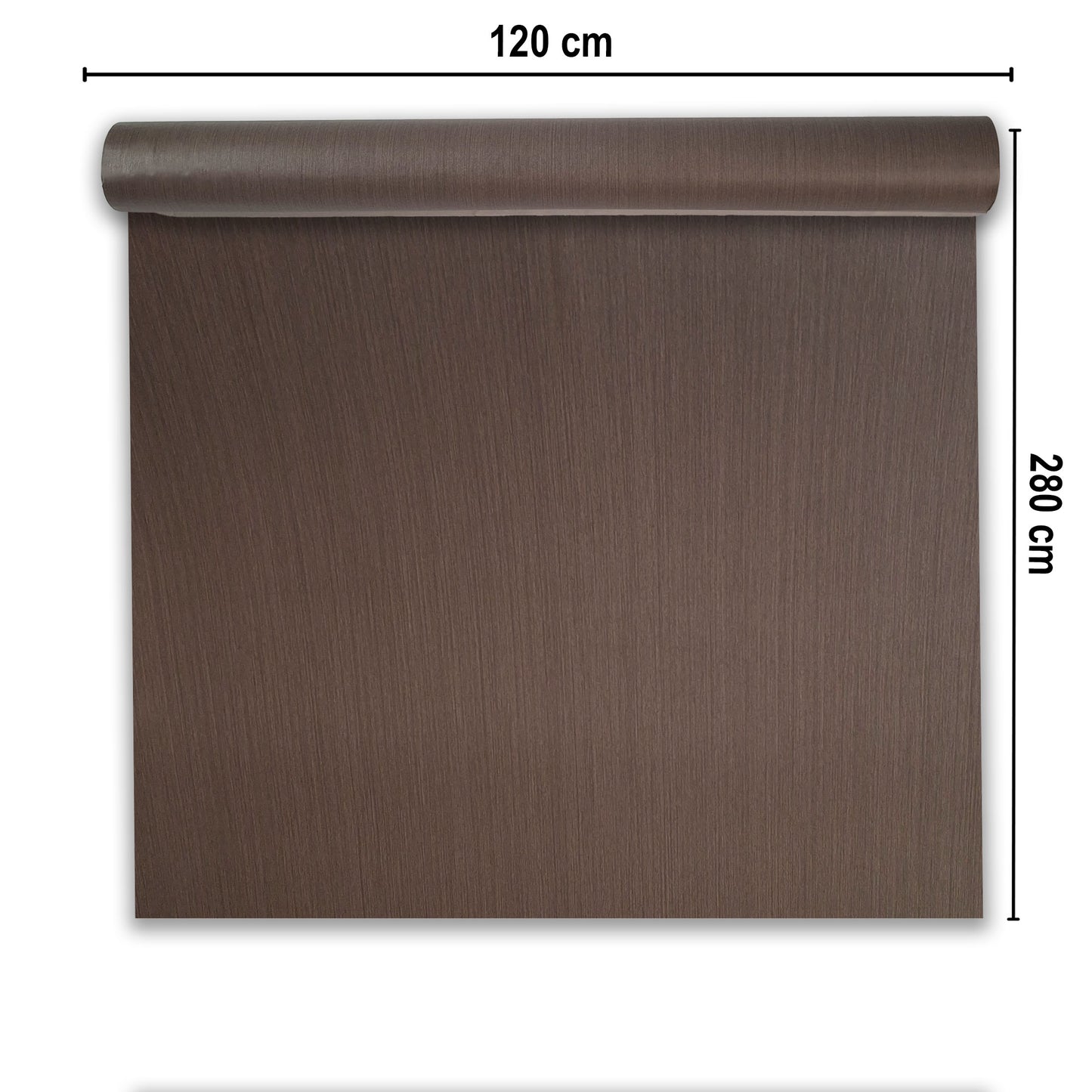 Rola panou autoadeziv, Naimeed D7410, design modern, 2.5mm grosime, 120x280cm, Maro
