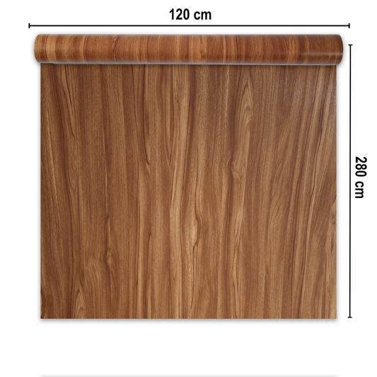 Rola panou autoadeziv, Naimeed D7411, design modern, 2.5mm grosime, 120x280cm, Maro