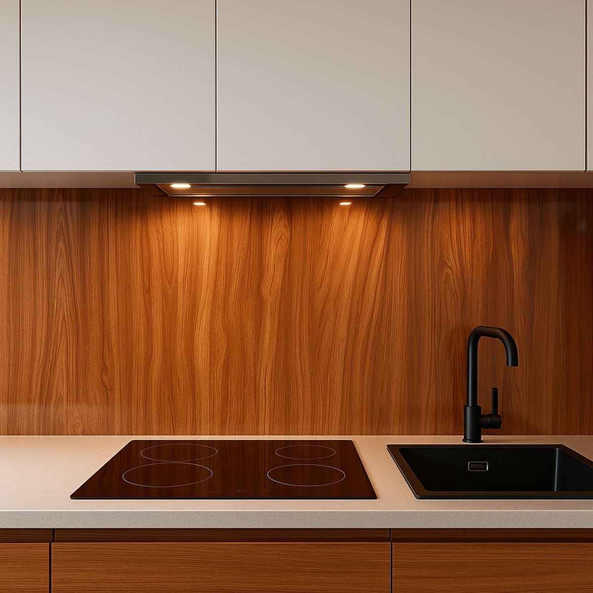 Rola panou autoadeziv, Naimeed D7411, design modern, 2.5mm grosime, 120x280cm, Maro