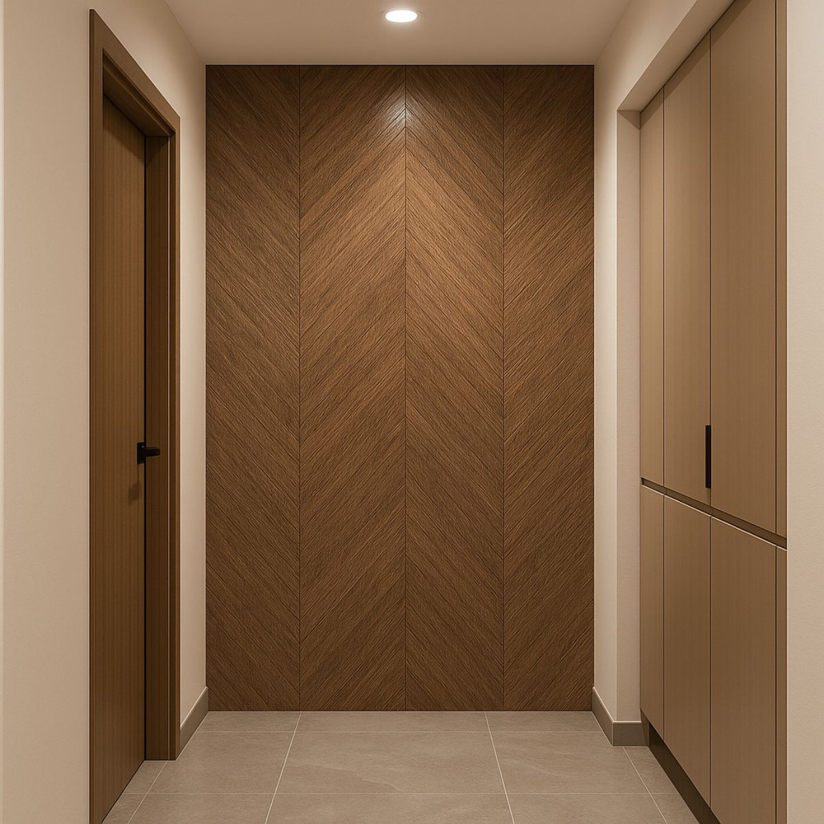 Rola panou autoadeziv, Naimeed D7412, design modern, 2.5mm grosime, 120x280cm, Maro