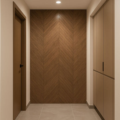 Rola panou autoadeziv, Naimeed D7412, design modern, 2.5mm grosime, 120x280cm, Maro