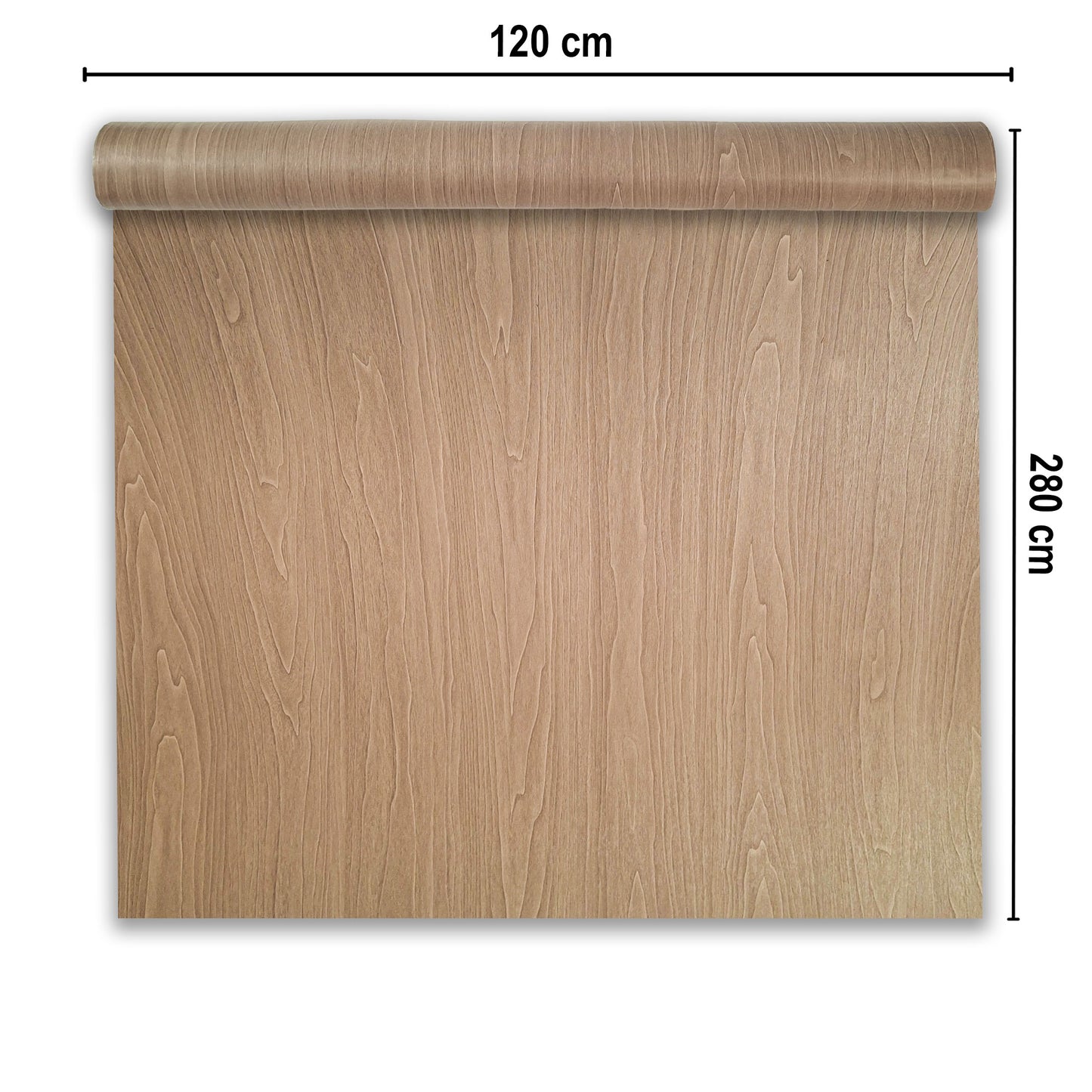 Rola panou autoadeziv, Naimeed D7413, design modern, 2.5mm grosime, 120x280cm, Maro