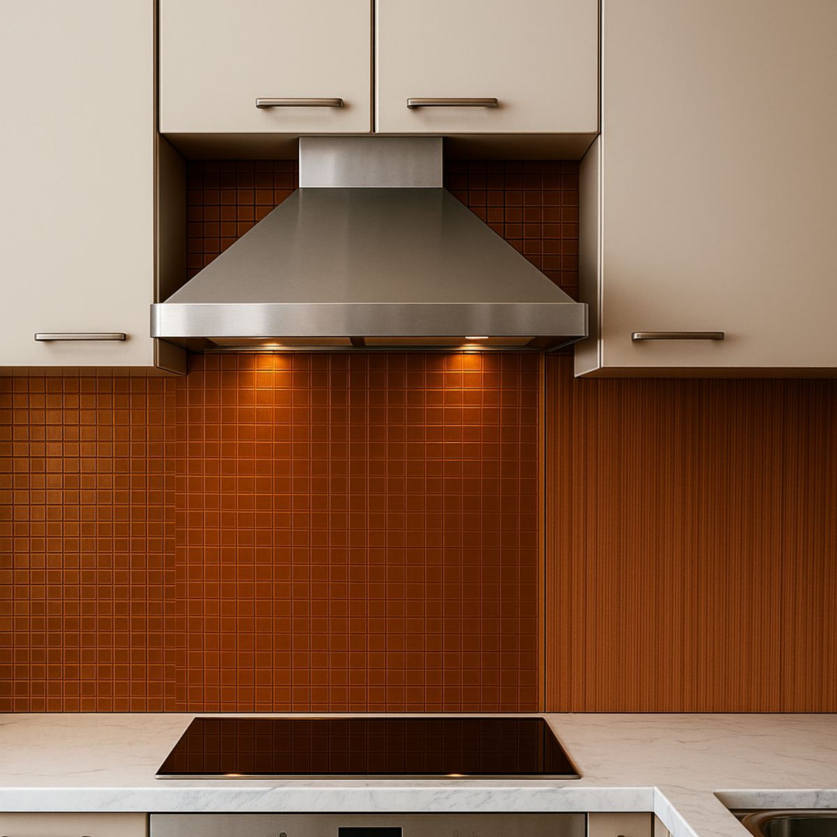 Rola panou autoadeziv, Naimeed D7423, design modern, 2.5mm grosime, 120x280cm, Bronz