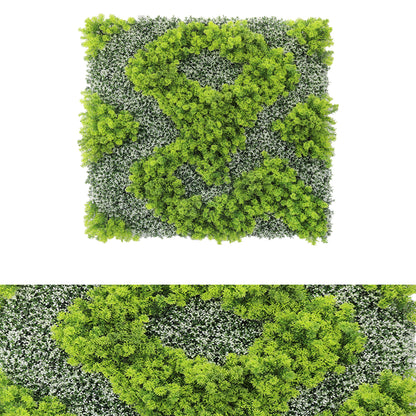 Panou din plante artificiale,cu frunze, Naimeed D7441, Verde, 100x100 cm