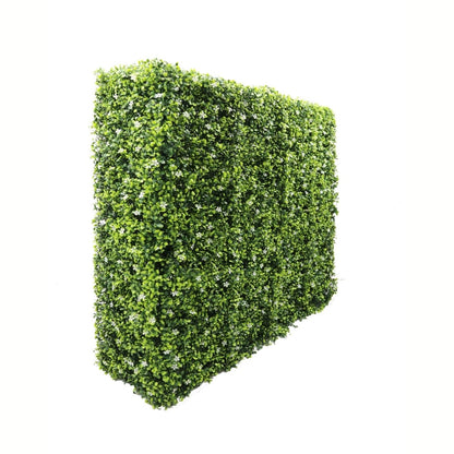 Gard viu din plante artifciciale, cu structura din metal, Naimeed D7459, dimensiuni 108x106x25cm