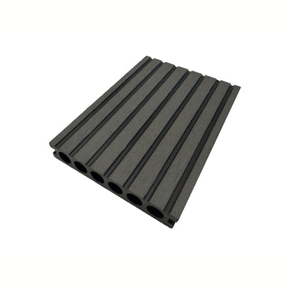 Pardoseala decking terasa din compozit WPC, Naimeed D7481, rezistenta sporita, 280x14x2.5cm, Gri inchis