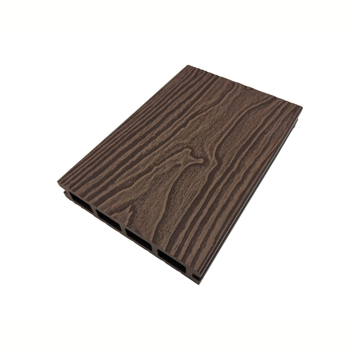Pardoseala decking terasa din compozit WPC, Naimeed D7484, 280x14x2.5cm, Maro deschis