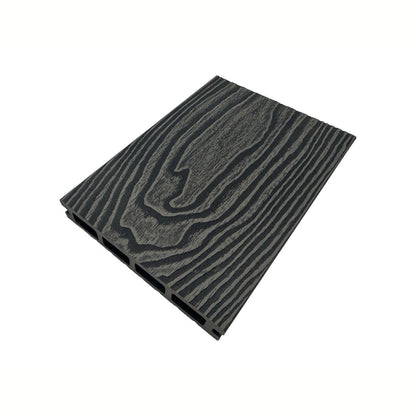 Pardoseala decking terasa din compozit WPC, Naimeed D7485, 280x14x2.5cm, Gri inchis