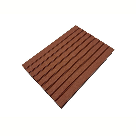 Pardoseala decking terasa din compozit WPC, Naimeed D7487, 280x14x2.5cm, Maro roscat