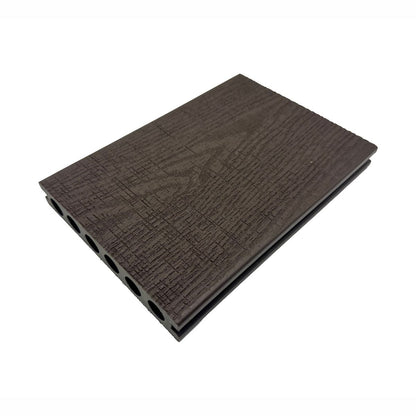 Pardoseala decking terasa din compozit WPC, Naimeed D7488, rezistenta sporita, 280x14x2.5cm, Maro ciocolatiu