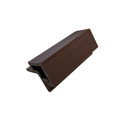 Coltar coextrudat pentru lambriu WPC exterior, Naimeed D7499, Dimensiuni 280x5.6x4.9cm, Maro inchis