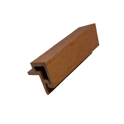 Coltar coextrudat pentru lambriu WPC exterior, Naimeed D7501, Dimensiuni 280x5.6x4.9cm, Teac