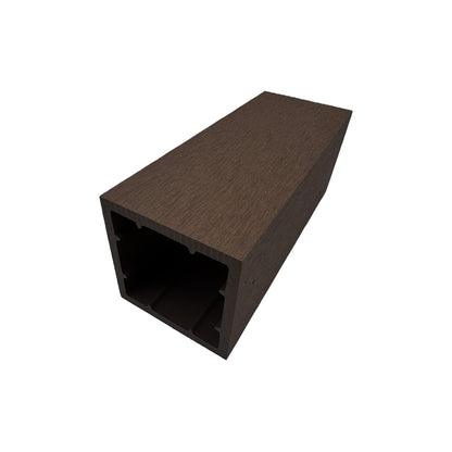 Profil ranforsat din WPC co-extrudat, Naimeed D7507, 280×8×8 cm, Maro inchis