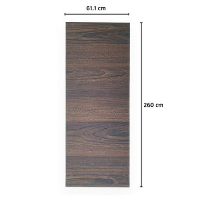 Panou decorativ riflaj WPC, Naimeed D7551,aspect rafinat si montaj usor, 260x61.1x0.9cm, nuc închis