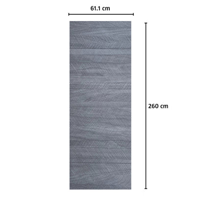 Panou decorativ riflaj WPC, Naimeed D7563,aspect rafinat si montaj usor, 260x61.1x0.9cm, gri