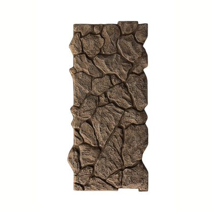 Panou decorativ 3D, efect piatră naturală, ultraușor, Naimeed D7573, pentru interior și exterior, 121x58x4cm, Maro