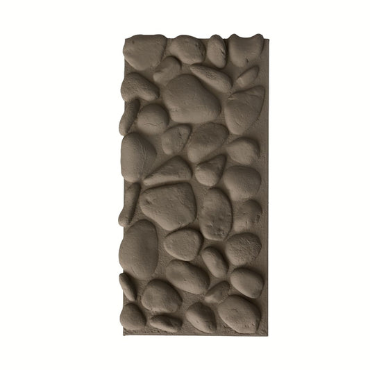 Panou decorativ 3D, efect piatră naturală, ultraușor, Naimeed D7577, pentru interior și exterior, 120x60x5.7cm, Maro deschis