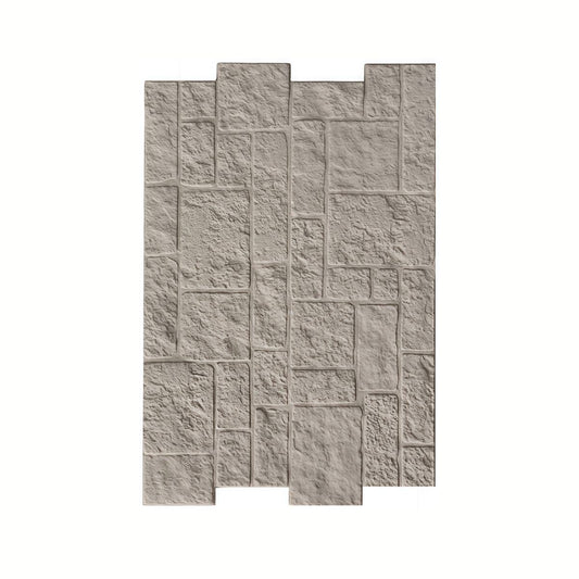 Panou decorativ 3D, efect piatră naturală, ultraușor, Naimeed D7595, pentru interior și exterior, 120x78x3cm, Bej deschis