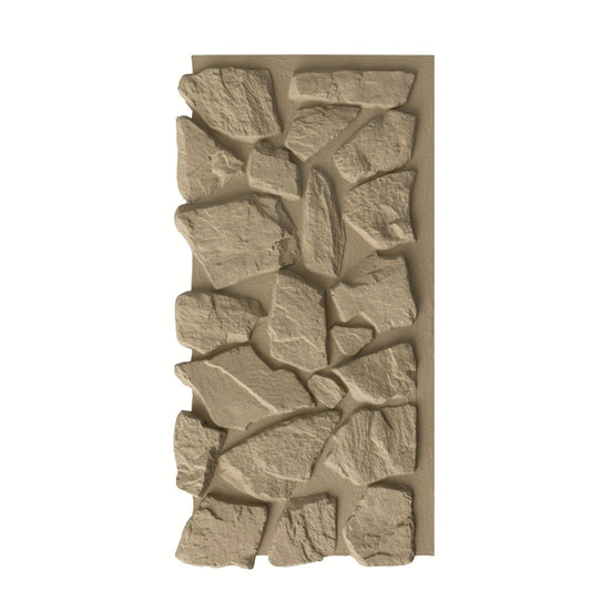 Panou decorativ 3D, efect piatră naturală, ultraușor, Naimeed D600, pentru interior și exterior, 120x60x6cm, Bej