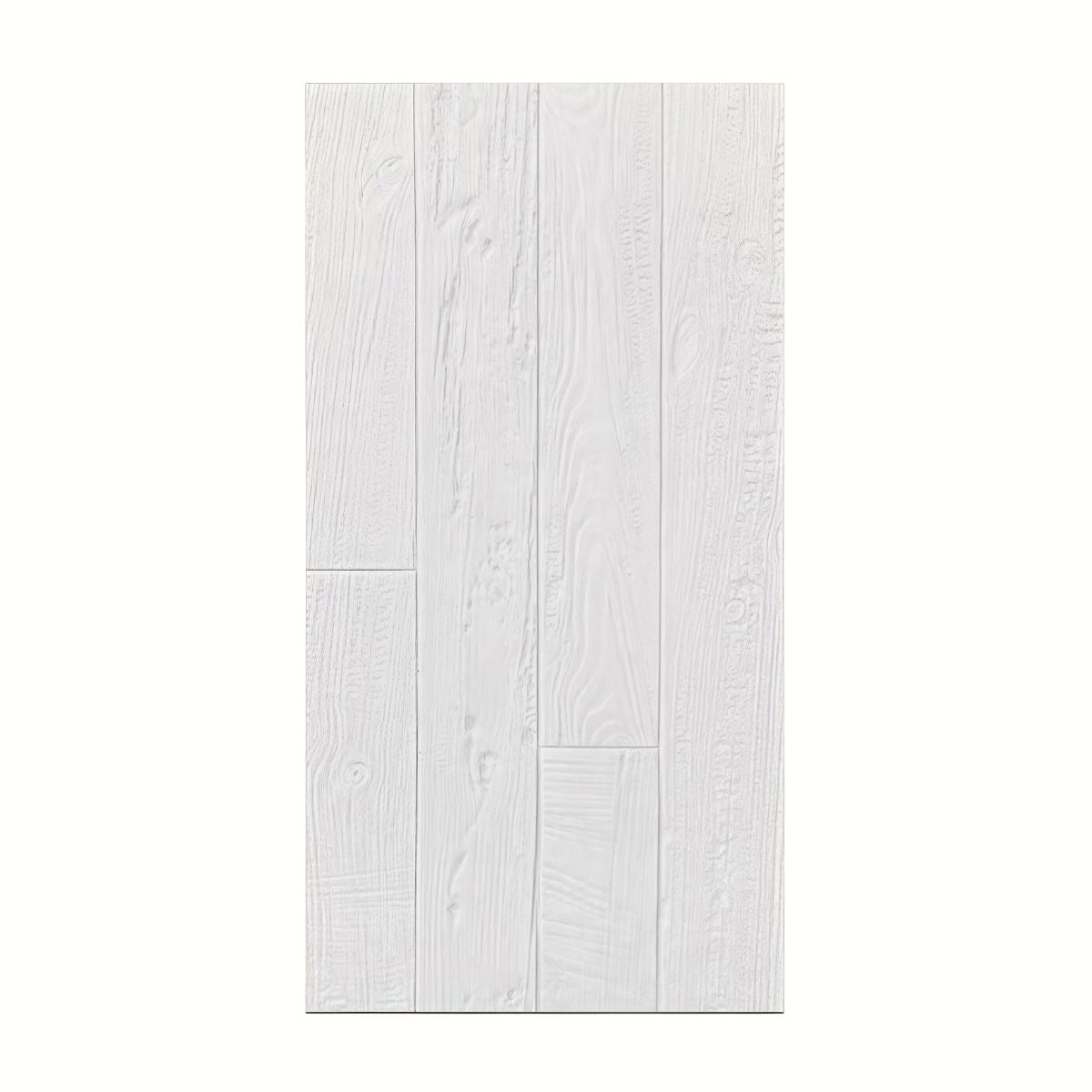 Panou decorativ 3D, imitatie lemn, ultraușor, Naimeed D7602, pentru interior și exterior, 120x60x6cm, Alb