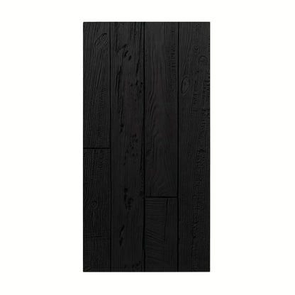 Panou decorativ 3D, imitatie lemn, ultraușor, Naimeed D7604, pentru interior și exterior, 120x60x1cm, Negru
