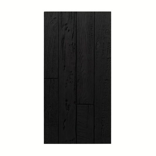 Panou decorativ 3D, imitatie lemn, ultraușor, Naimeed D7604, pentru interior și exterior, 120x60x1cm, Negru