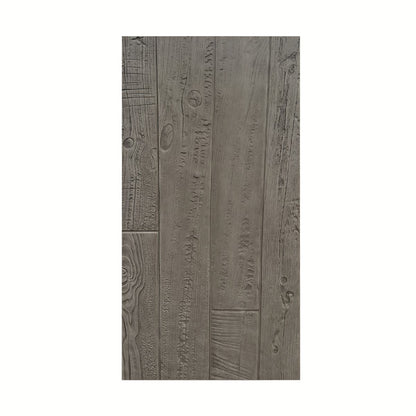 Panou decorativ 3D, imitatie lemn, ultraușor, Naimeed D7606, pentru interior și exterior, 120x60x1cm, Gri