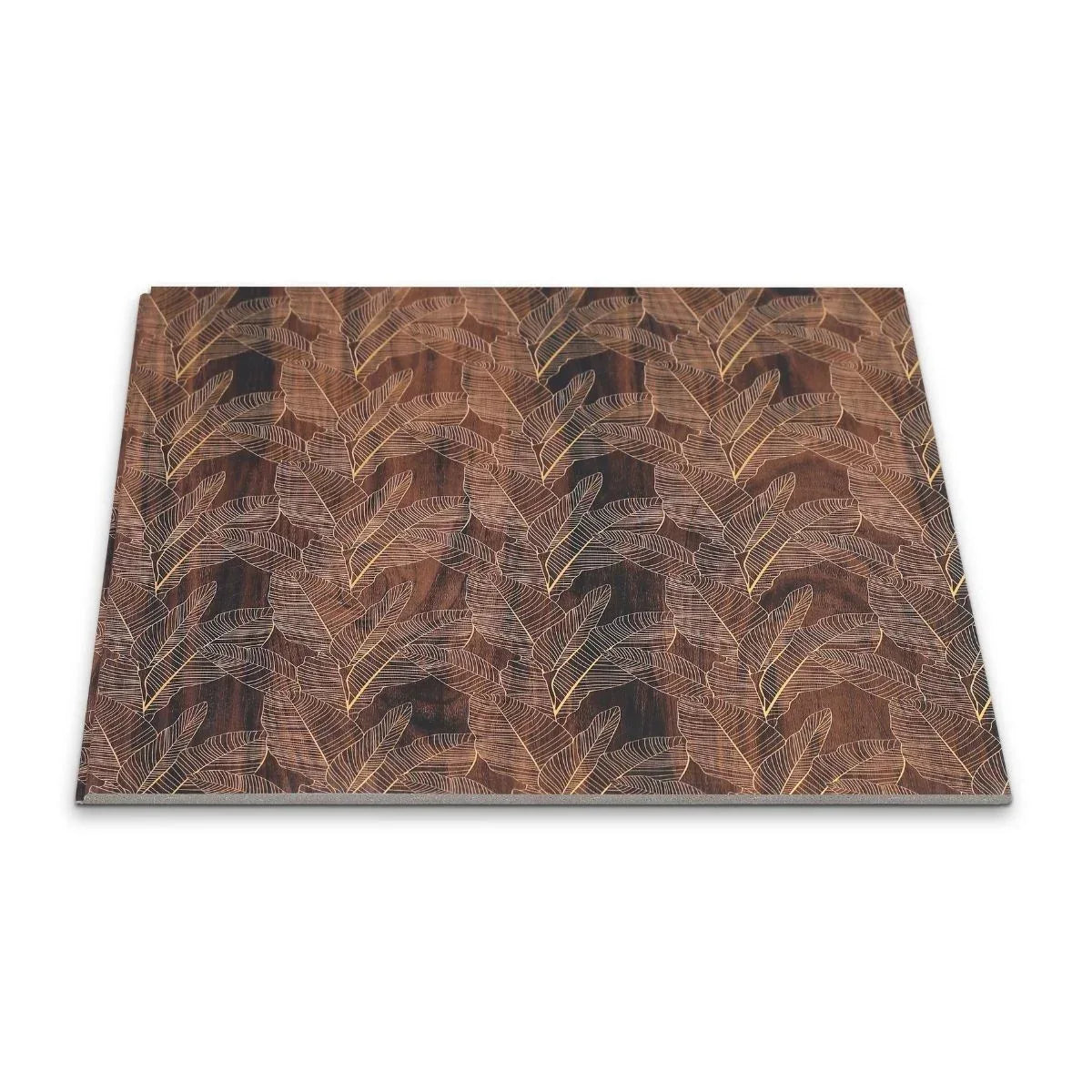 Panou decorativ, riflaj, polimer rigid, Naimeed D7616, Dimensiuni 270x30.5x0.45cm, Maro - 221.ro