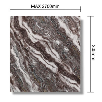 Panou decorativ, riflaj, polimer rigid, Naimeed D7617, Dimensiuni 270x30.5x0.45cm, Multicolor - 221.ro
