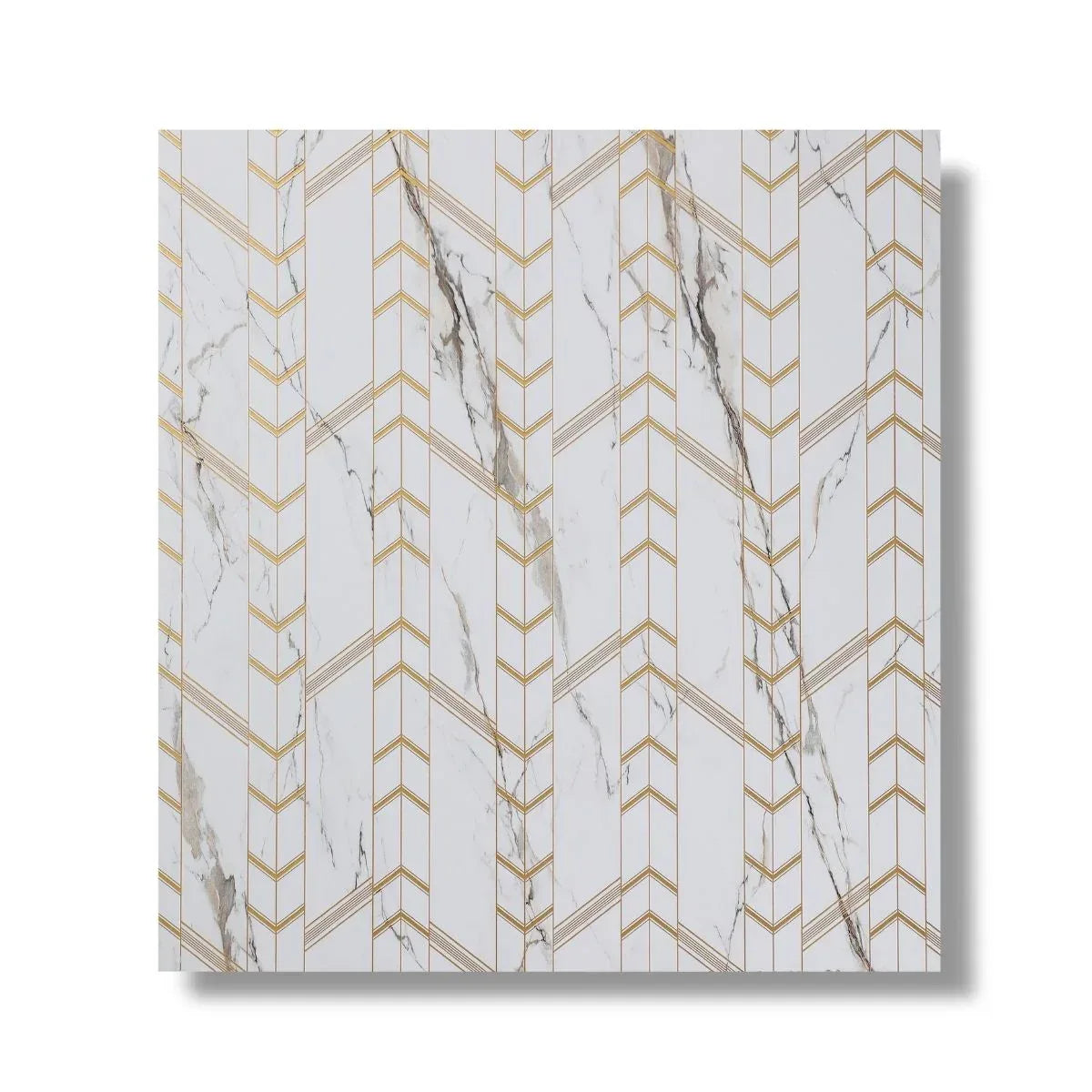 Panou decorativ, riflaj, polimer rigid, Naimeed D7620, Dimensiuni 270x30.5x0.45cm, Alb - 221.ro