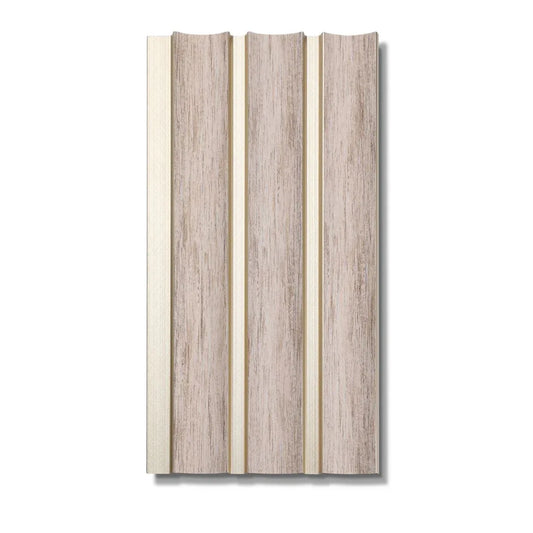 Panou decorativ, riflaj, polimer rigid, Naimeed D7622, Dimensiuni 270x16x1.2cm, Bej - 221.ro