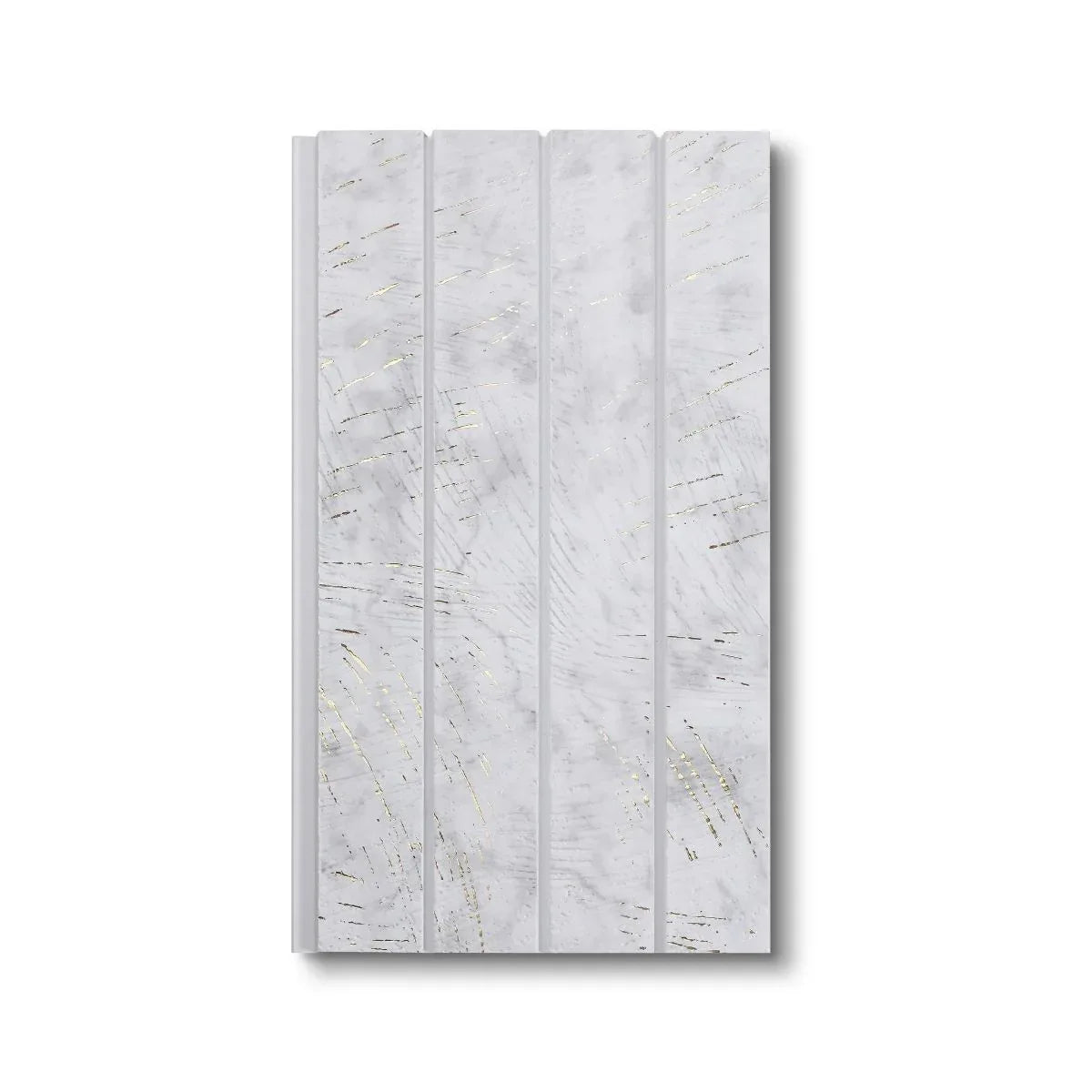 Panou decorativ, riflaj, polimer rigid, Naimeed D7623, Dimensiuni 270x16.5x1.1cm, Alb/Auriu - 221.ro